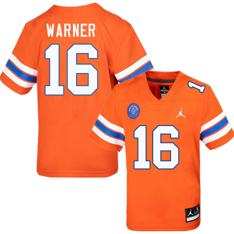 Aidan Warner Florida Jersey,Florida Gators #16 Aidan Warner Jersey Youth Uniforms-Throwback Orange Aidan Warner Florida Jersey,Florida Gators #16 Aidan Warner Jersey Youth Uniforms-Throwback Orange